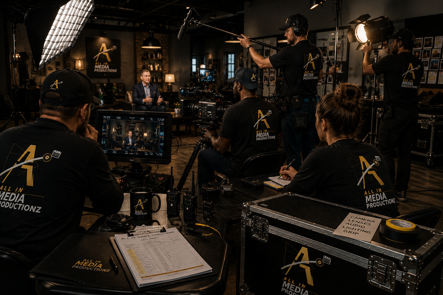 All In Media Productionz in action